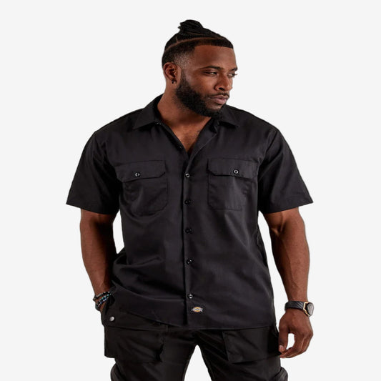 Dickies 1574 Original Short Sleeve Work Shirt - Black
