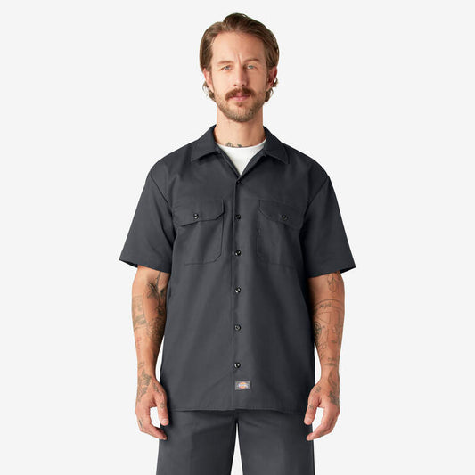 Dickies 1574 Original Short Sleeve Work Shirt - Charcoal