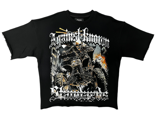 AKS (Against Known Standards) ATV Madness French Terry Crop Shirt