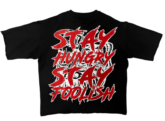 AKS (Against Known Standards) Stay Hungry French Terry Crop Shirt