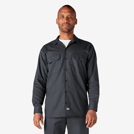 Dickies 574 Original Long Sleeve Work Shirt – Black